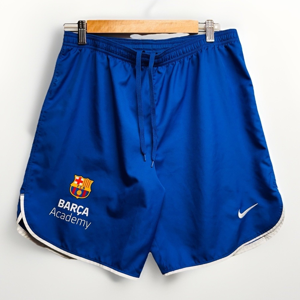 FCB Barca Academy Barcelona Nike Shorts Men's M Training Football Soccer  Blue